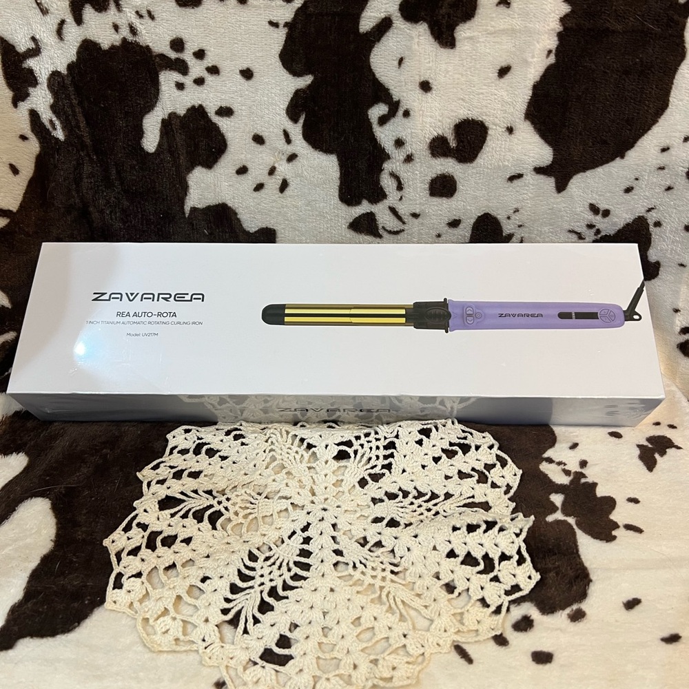 ZAVAREA Purple and Gold Hair Styling Tool